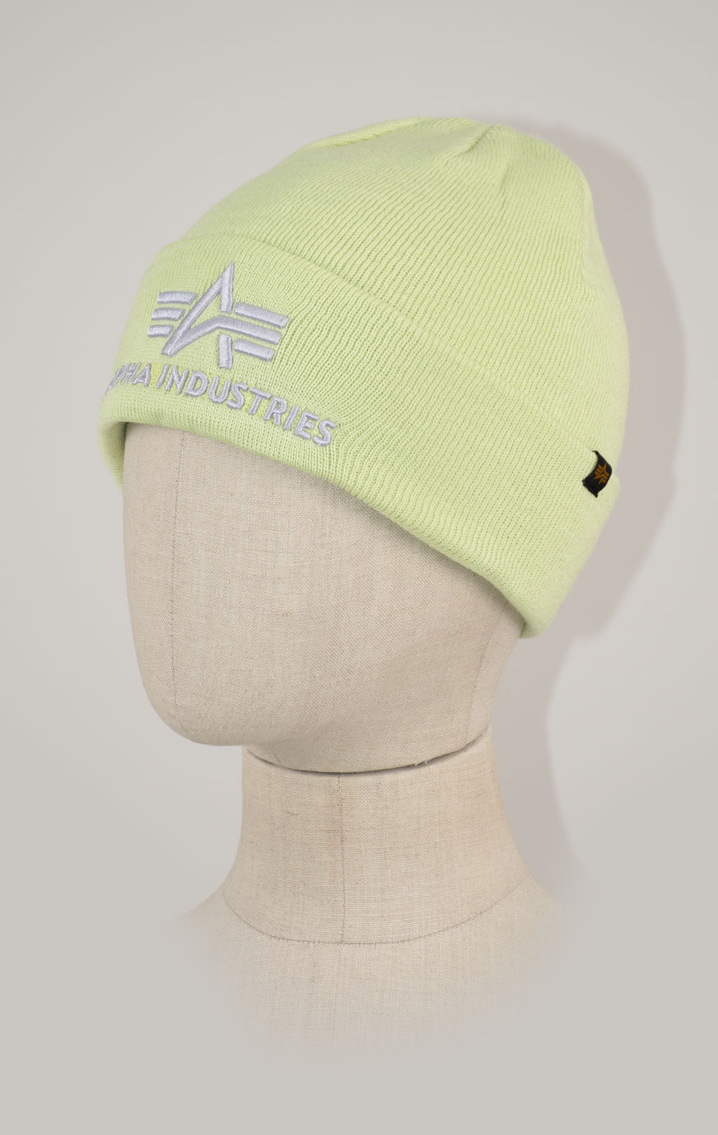 Шапка ALPHA INDUSTRIES 3D BEANIE arctic lime 