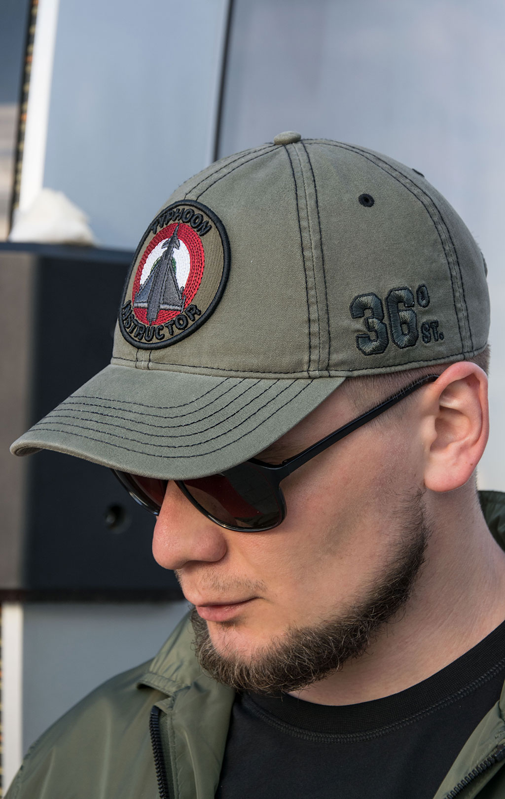 Бейсболка AERONAUTICA MILITARE SS 21/CN green (HA 1074) 
