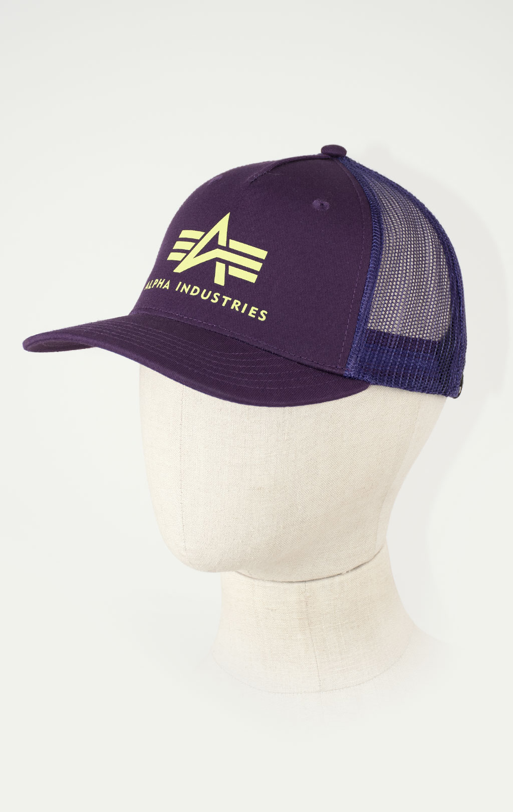 Бейсболка ALPHA INDUSTRIES BASIC TRUCKER CAP plum 