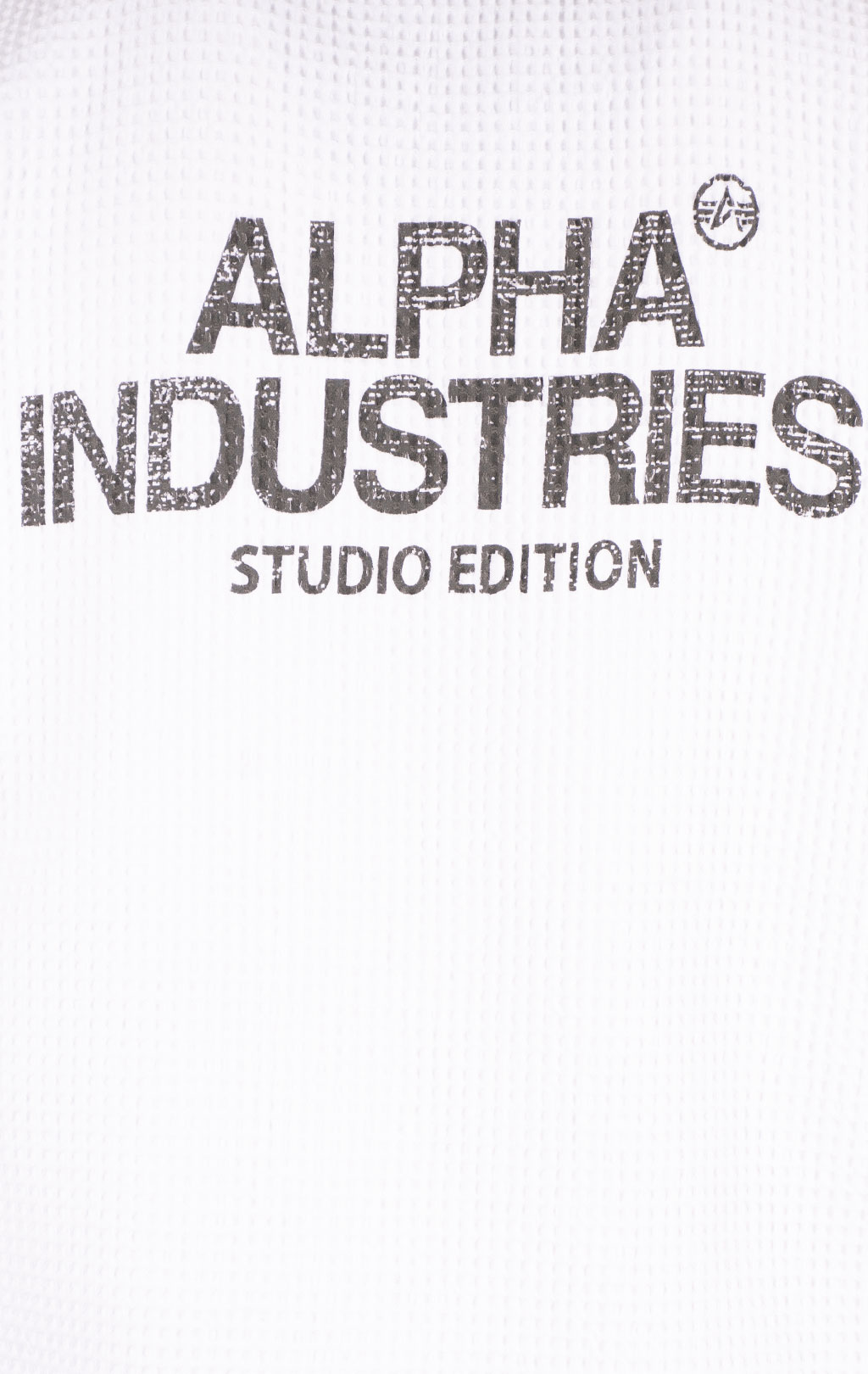 Футболка ALPHA INDUSTRIES STUDIO WAFFLE T white 