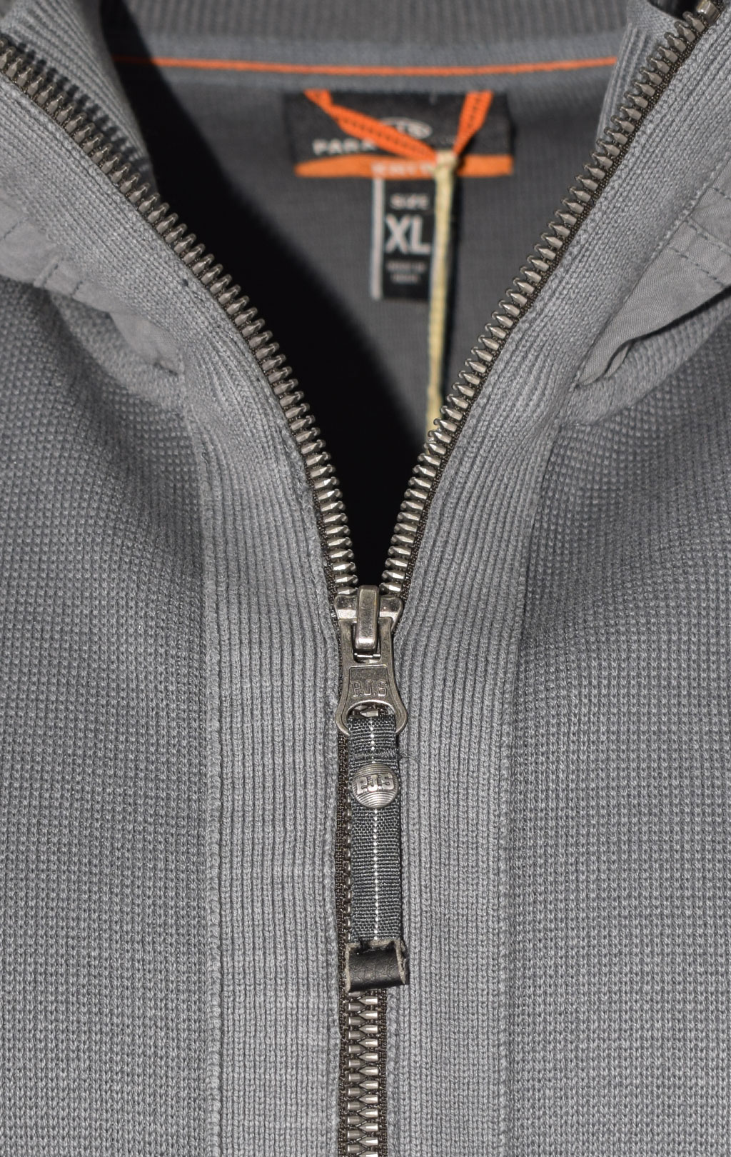 Толстовка с капюшоном PARAJUMPERS DOMINIC на молнии SS 23 goblin blue 