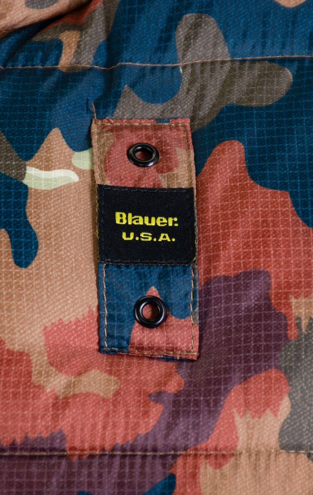 Куртка с капюшоном BLAUER BURTON ECO FW 25/26 tabacco swiss camo (C02153) 
