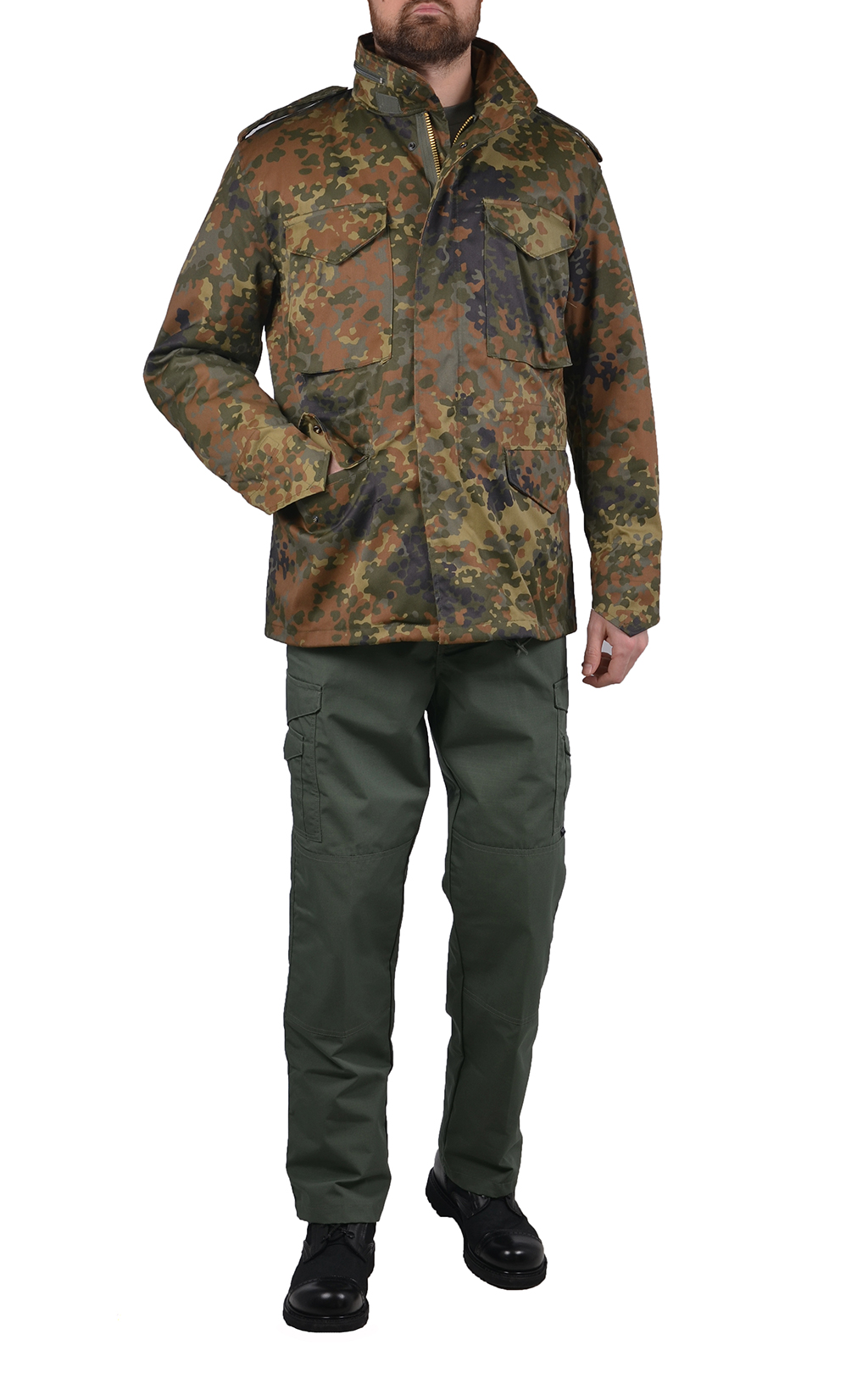 Куртка Mil-Tec M-65 CLASSIC с подстёжкой flecktarn 