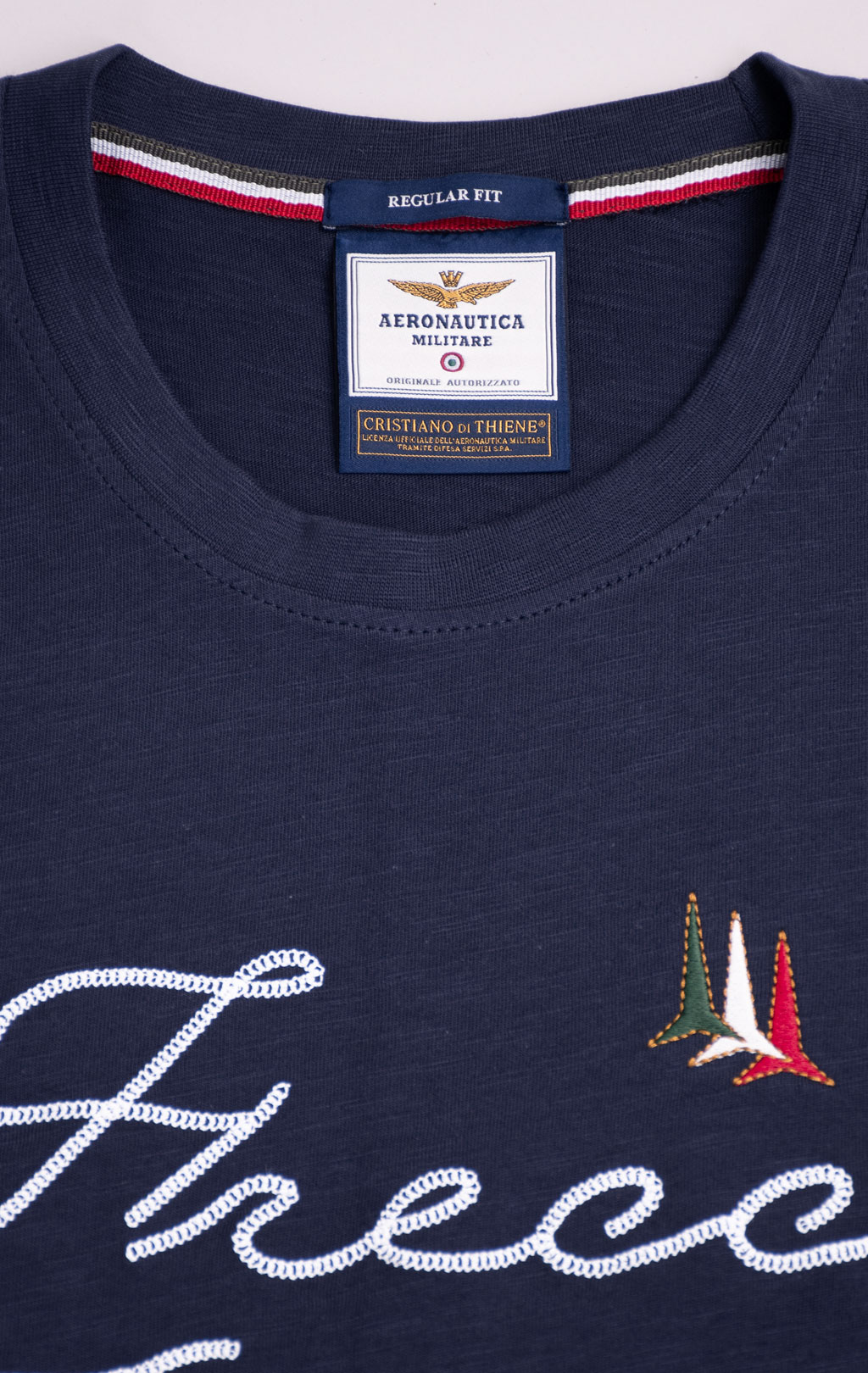 Футболка AERONAUTICA MILITARE SS 26/BD blue navy (TS 2527) 