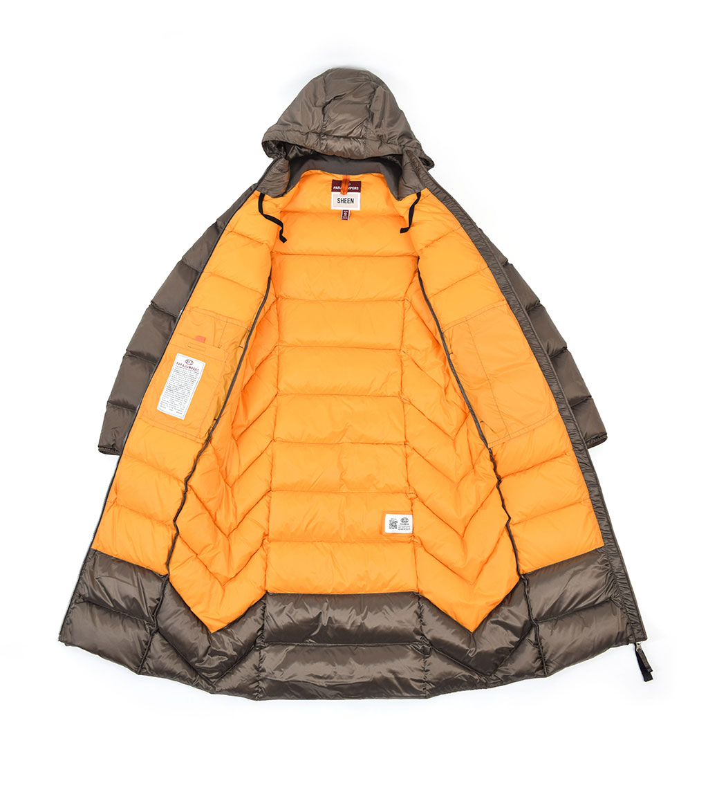 Женское пальто пуховое PARAJUMPERS LEAH FW 19/20 bark 