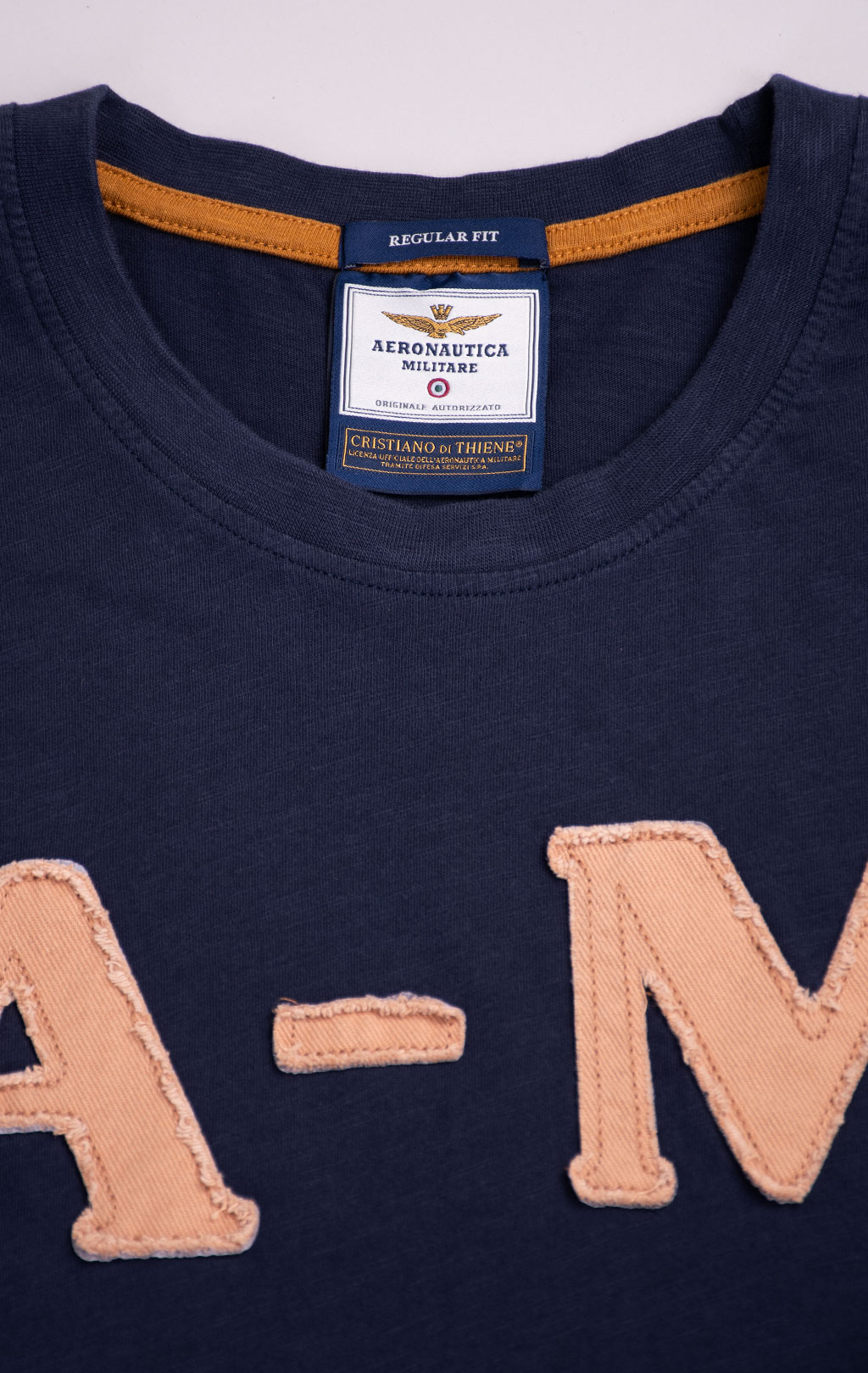 Футболка AERONAUTICA MILITARE SS 26/BD blue navy (TS 2526) 