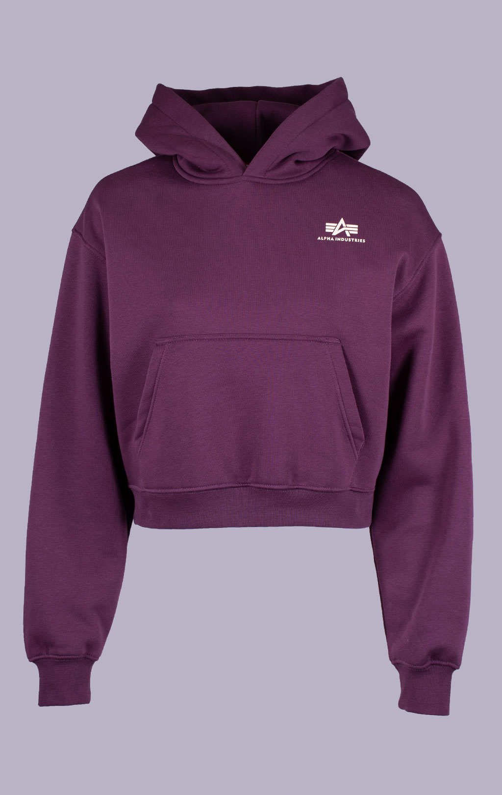 Женская толстовка ALPHA INDUSTRIES BASIC HOODIE SMALL LOGO dark cherry 