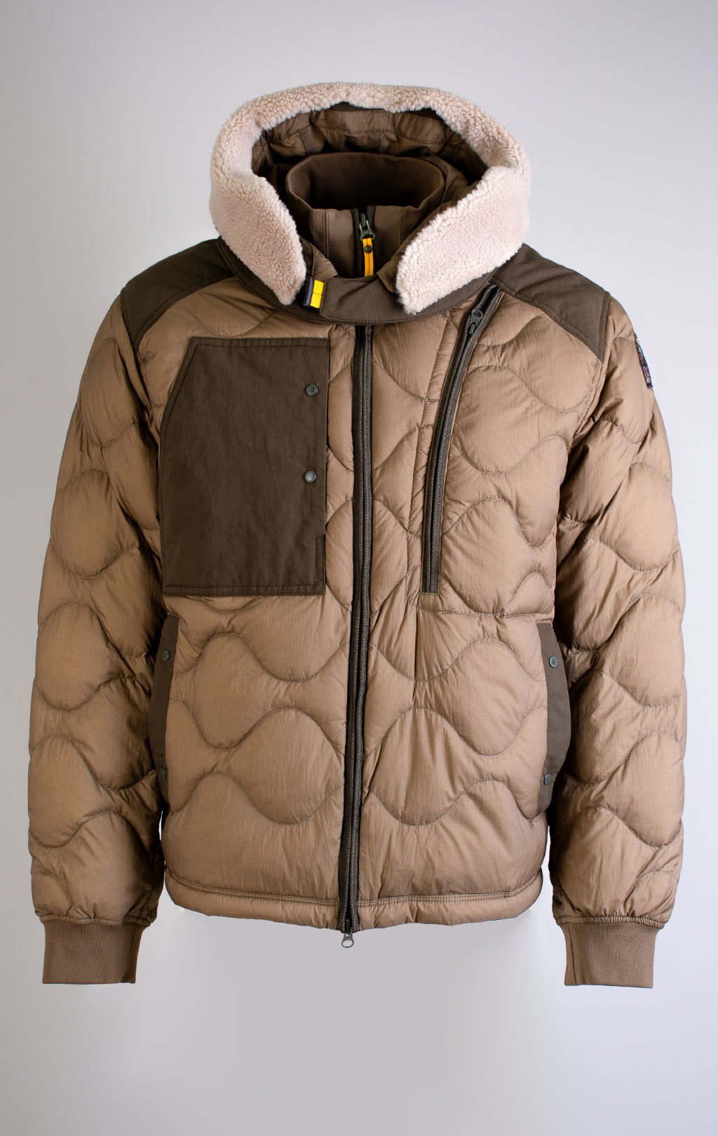 Куртка-пуховик PARAJUMPERS AKUTAN FW 25/26 earth/deep moss 