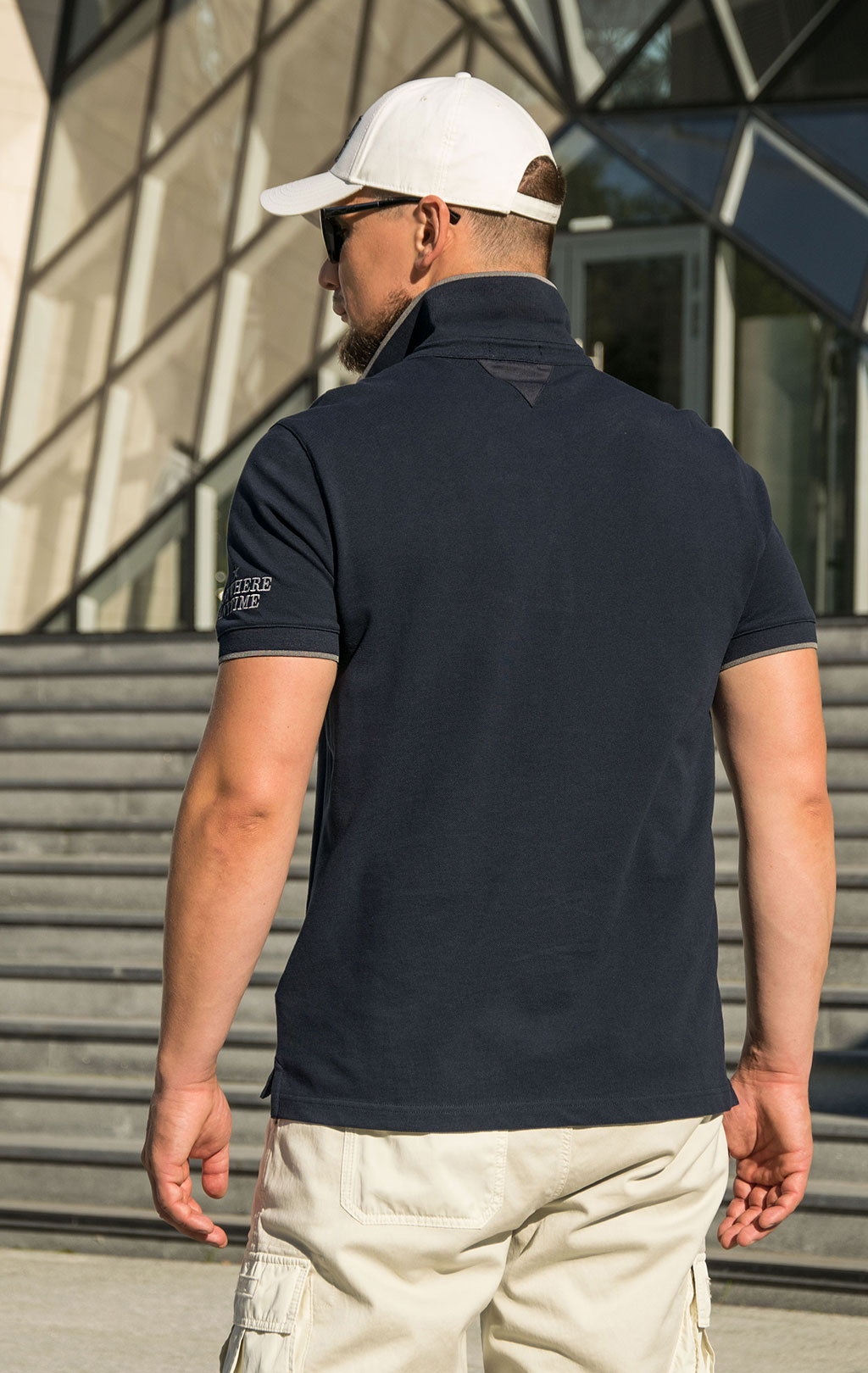 Футболка-поло AERONAUTICA MILITARE FW 23/24/TR dark blue (PO 1706) 