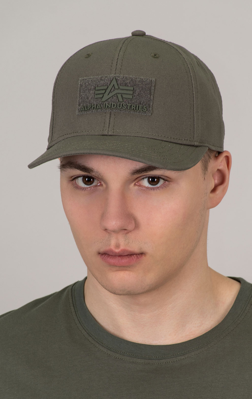 Бейсболка ALPHA INDUSTRIES VELCRO CAP dark green 