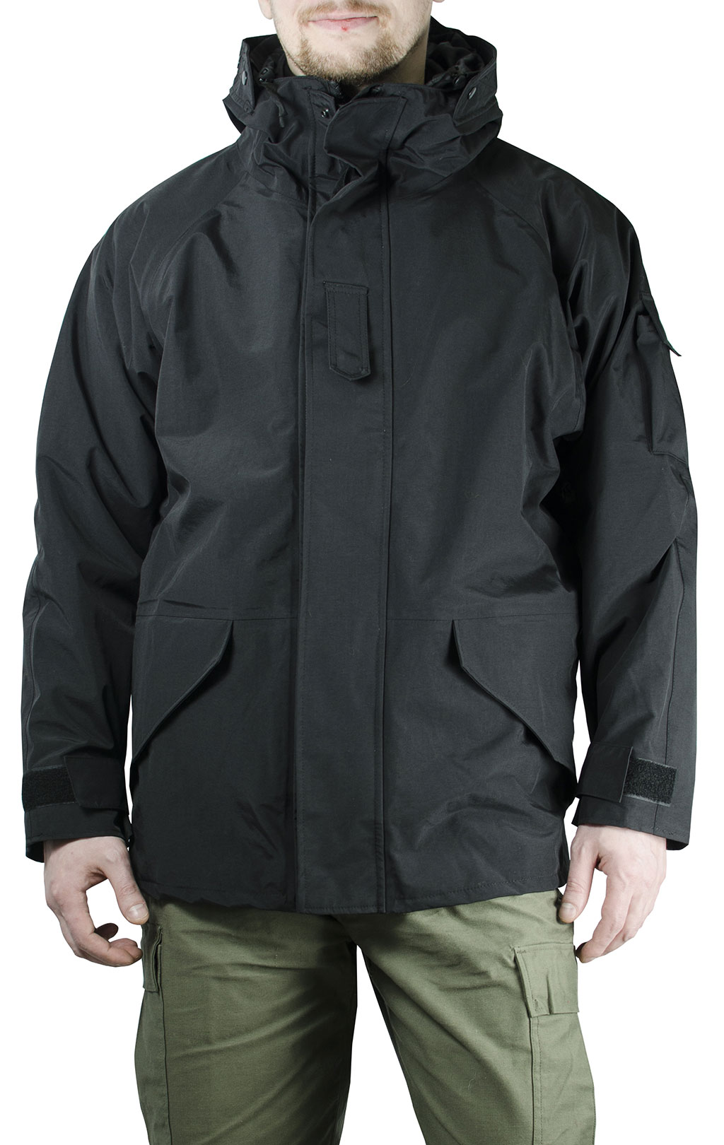 Куртка ветровка Tru-Spec/Guardian Spirit ecwcs с подстёжкой флис black б/у(с/х) 