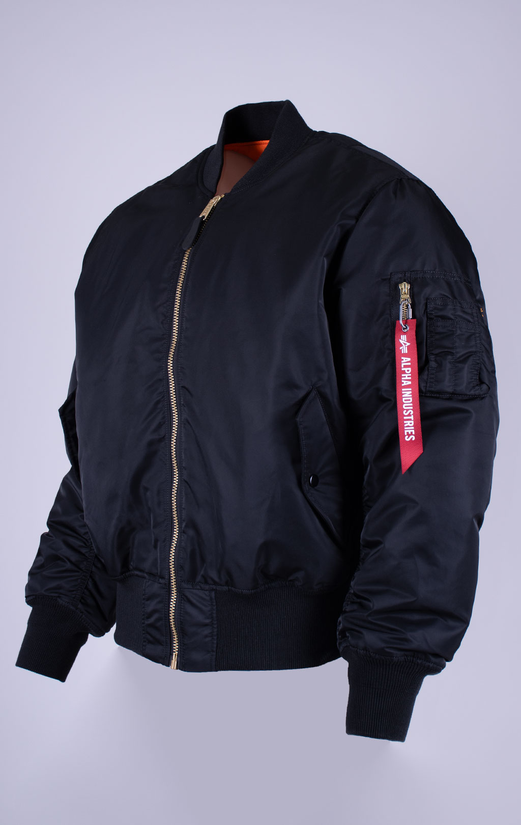 Бомбер ALPHA INDUSTRIES MA-1 HERITAGE FIT FLIGHT JACKET FW 26/27 black 