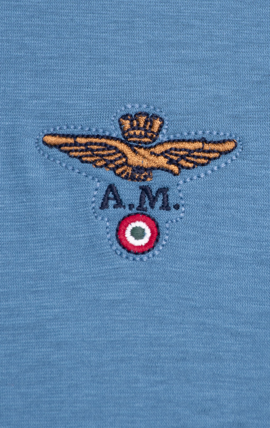 Футболка AERONAUTICA MILITARE SS 26/TR dusty blue (TS 2509) 