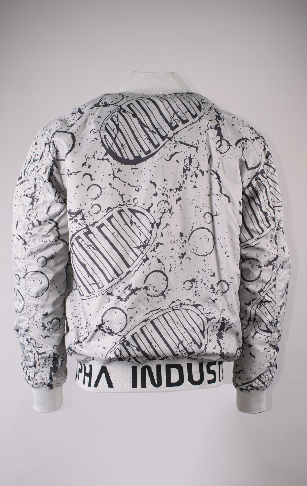 Ветровка-бомбер ALPHA INDUSTRIES MA-1 MOON LANDING REVERSIBLE black 