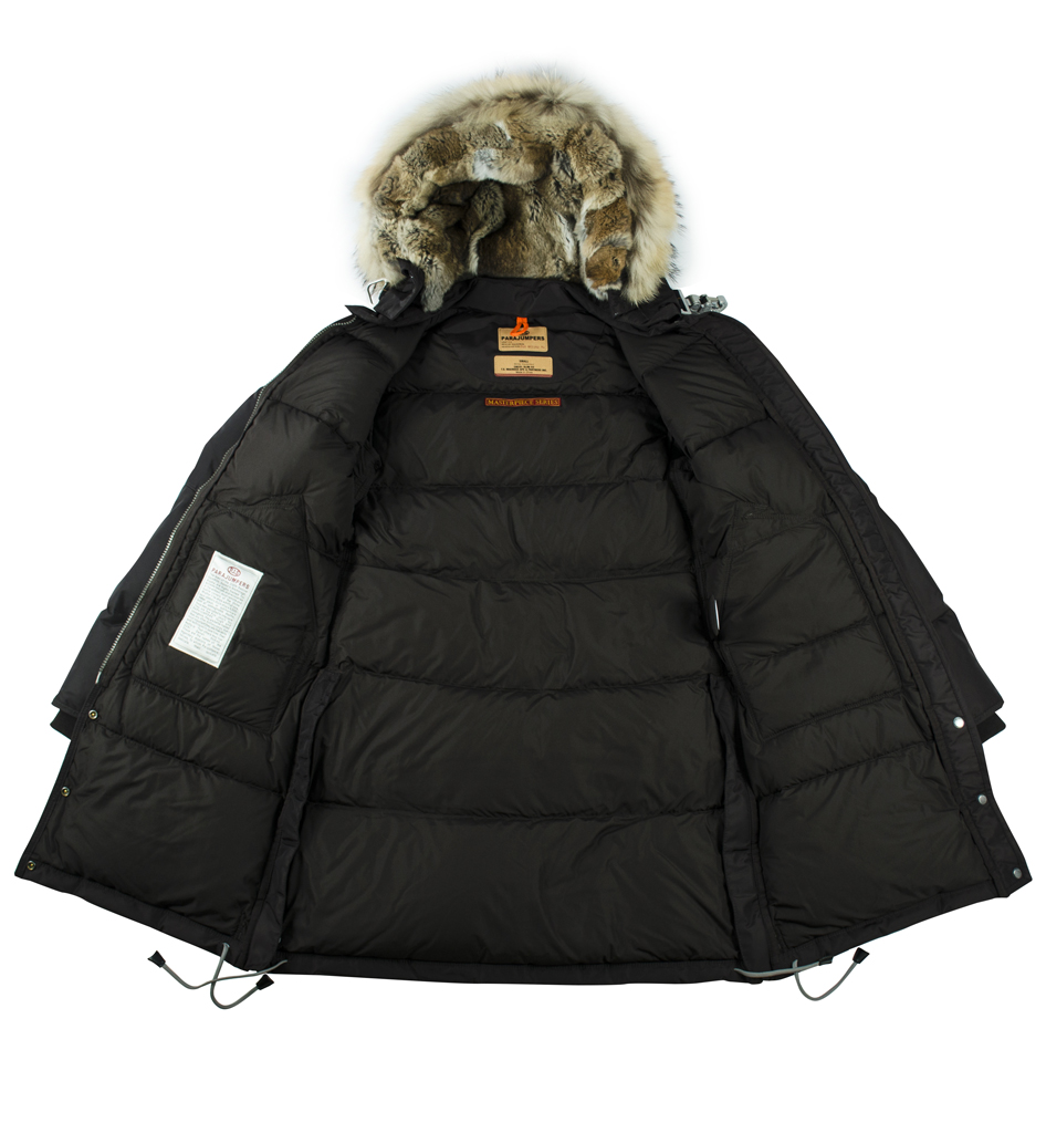 Женская куртка-пуховик PARAJUMPERS LONG BEAR dark brown 