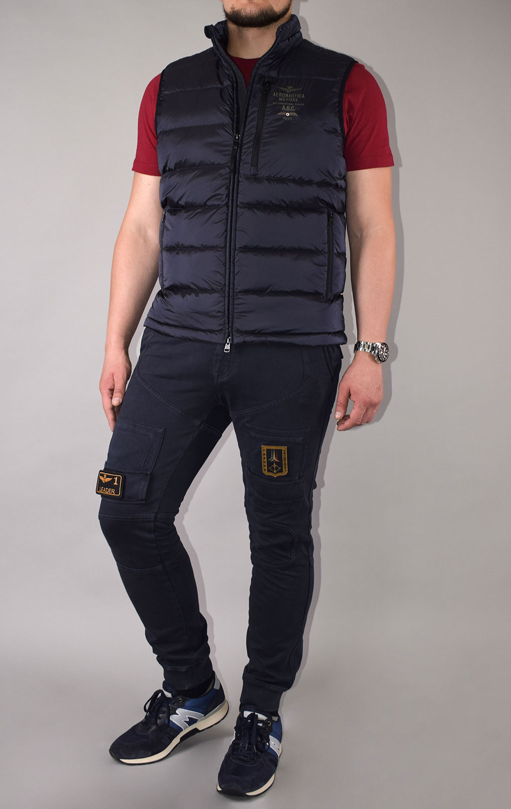 Жилет AERONAUTICA MILITARE FW 20/21/CN blue navy (AB 1894) 