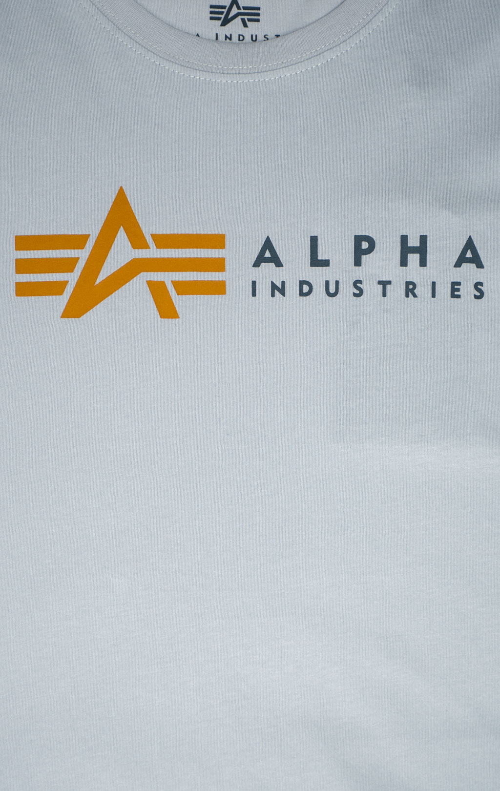 Футболка ALPHA INDUSTRIES ALPHA LABEL T pastel grey 