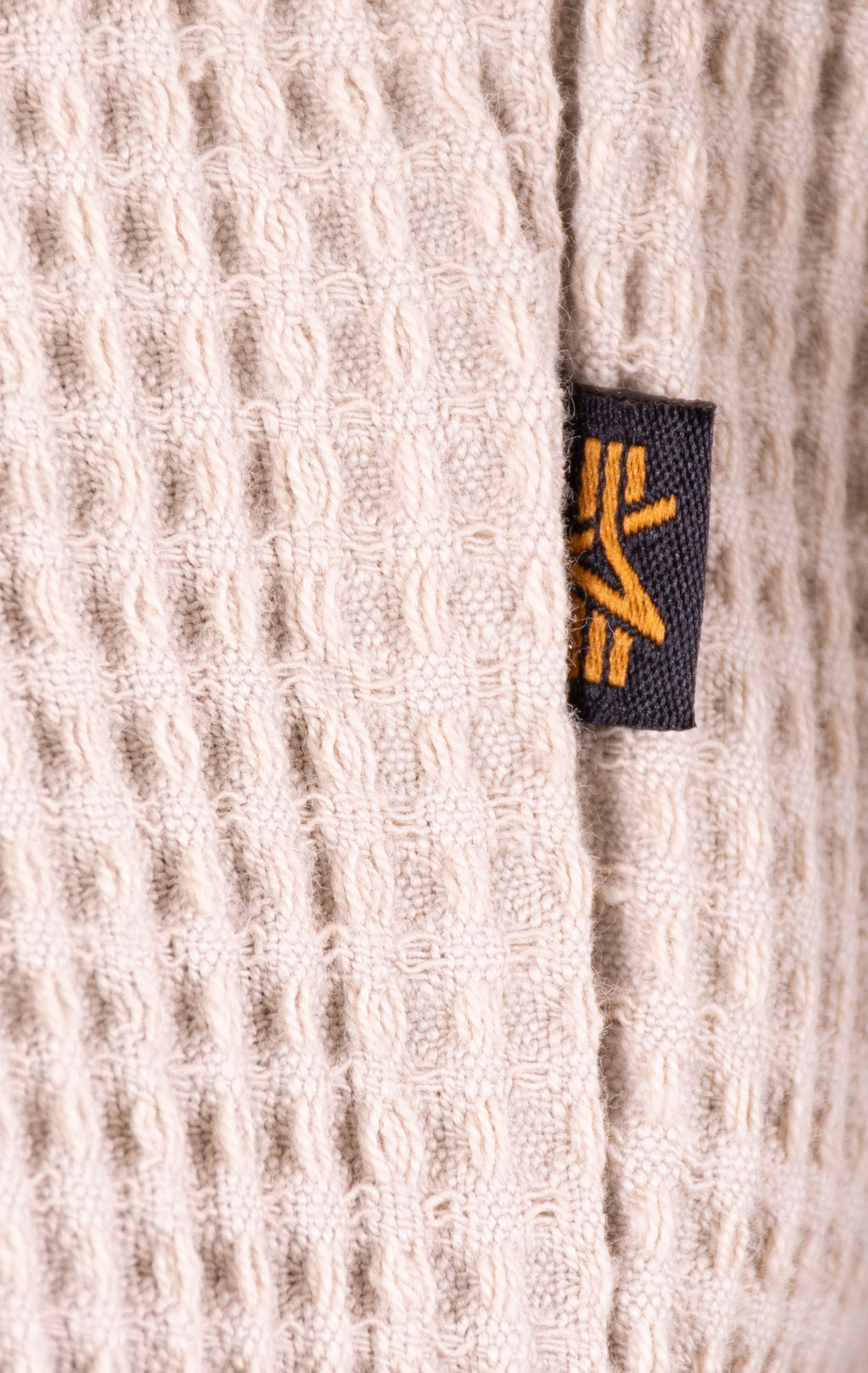 Свитшот ALPHA INDUSTRIES STUDIO WAFFLE SWEATSHIRT organic beige 