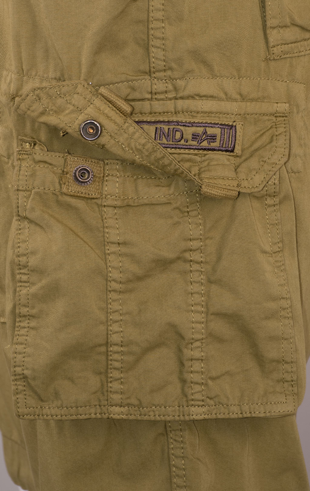 Шорты карго ALPHA INDUSTRIES JET khaki green 