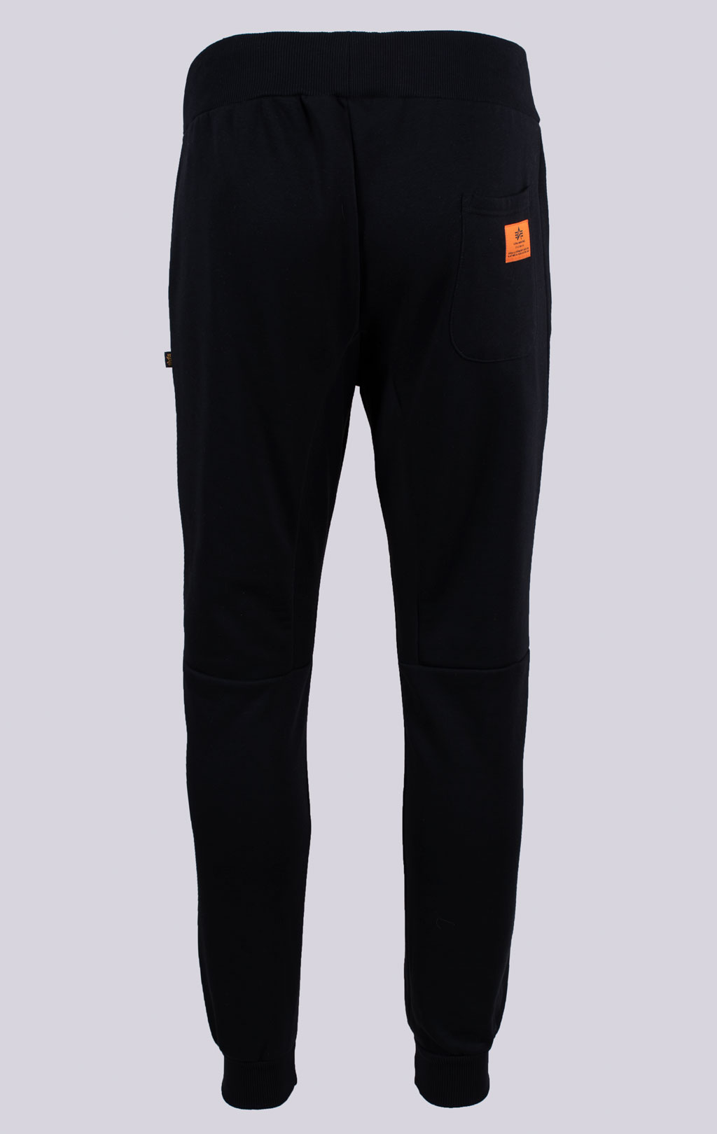 Брюки спортивные джоггеры ALPHA INDUSTRIES DEFENCE JOGGER black/orange 