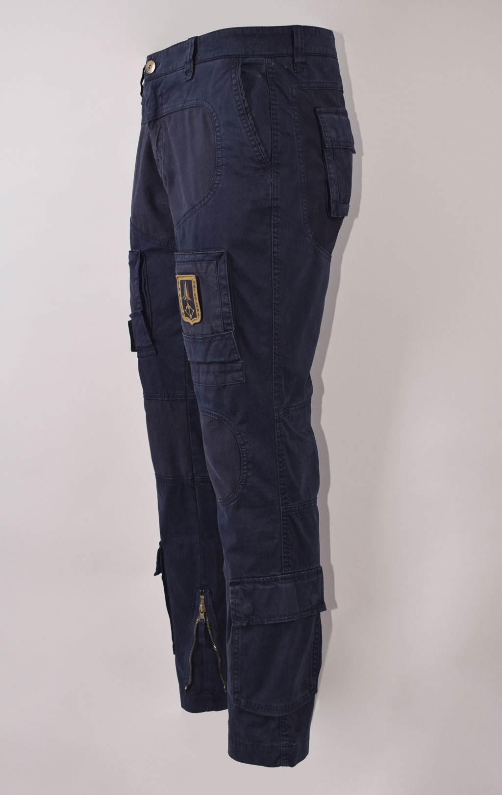 Брюки-карго AERONAUTICA MILITARE ANTI-G плотные FW 23/24/AL dark blue (PA 1557) 