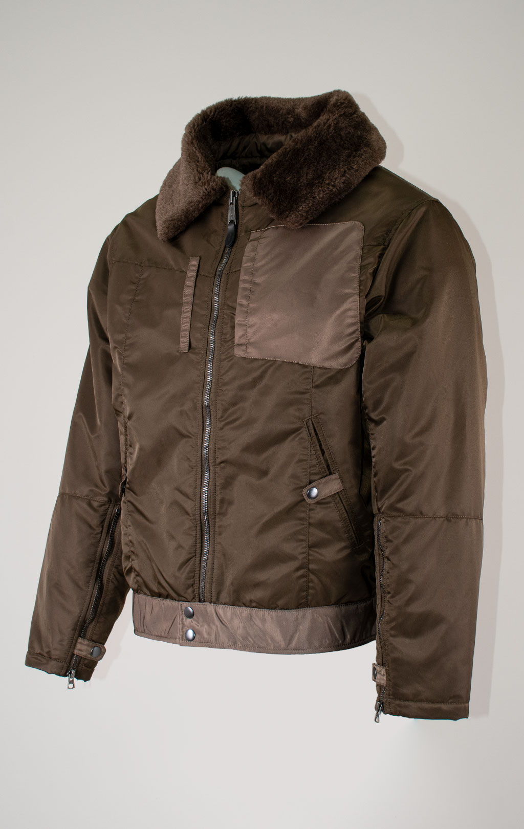 Бомбер ALPHA INDUSTRIES AVIATOR JACKET FW 25/26 espresso 