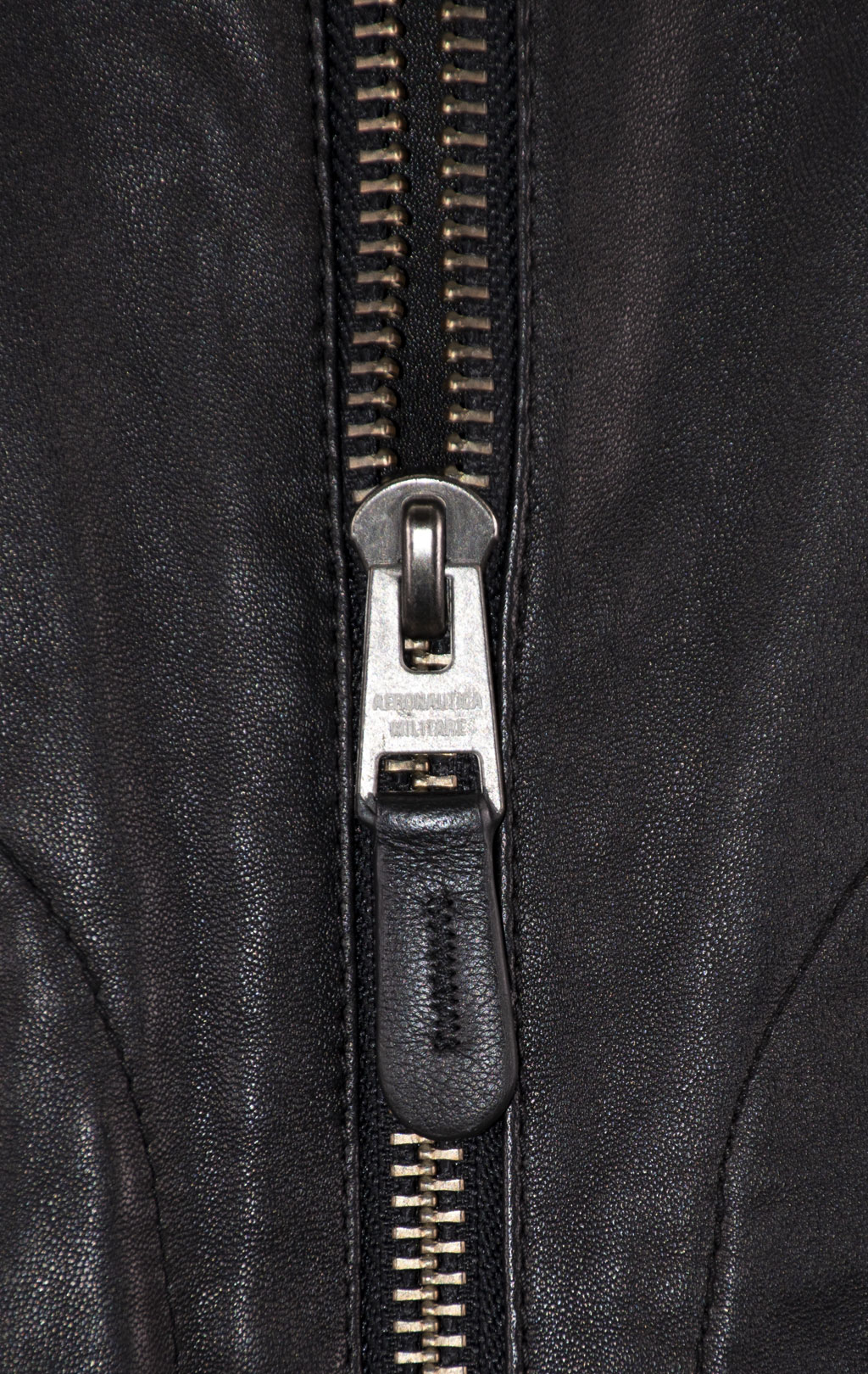 Куртка-бомбер AERONAUTICA MILITARE кожа FW 24/25/IN nero (PN 951) 