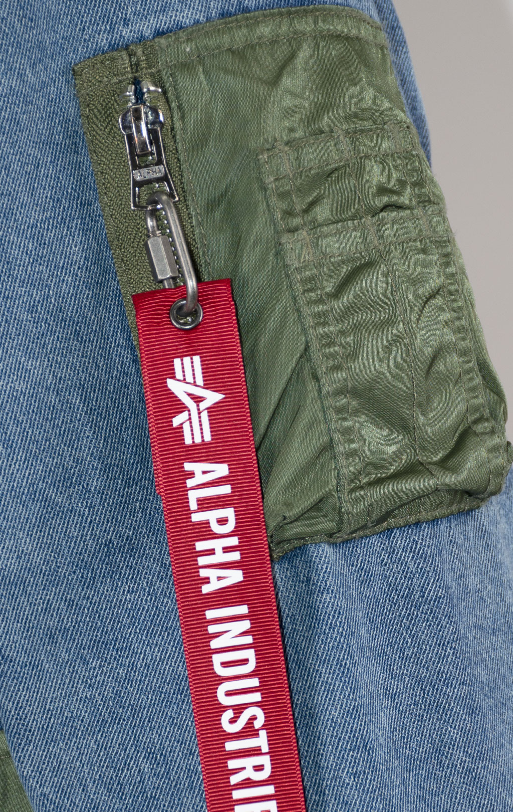 Ветровка ALPHA INDUSTRIES DENIM JACKET SS 25 m replica blue 