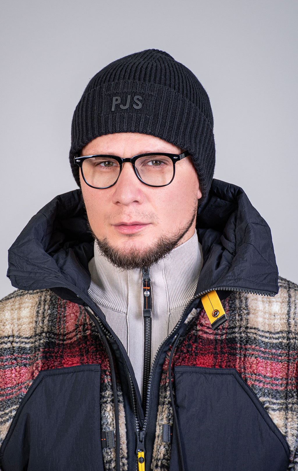 Шапка вязаная PARAJUMPERS PJS HAT FW 25/26 black 