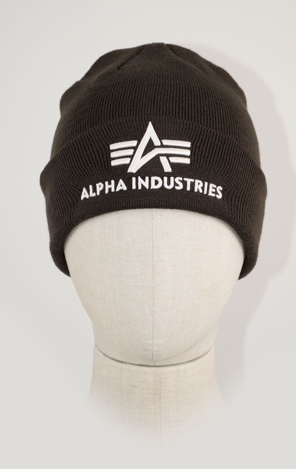 Шапка ALPHA INDUSTRIES 3D BEANIE hunter brown 