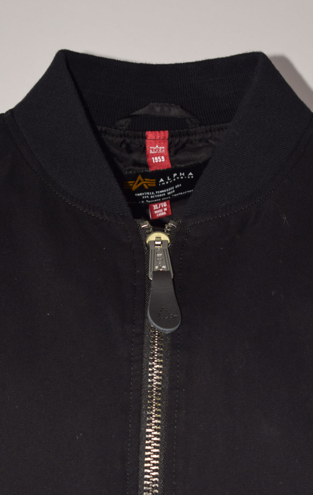 Ветровка-бомбер лётная ALPHA INDUSTRIES L-2B CTN FLIGHT JACKET SS 22 m black 
