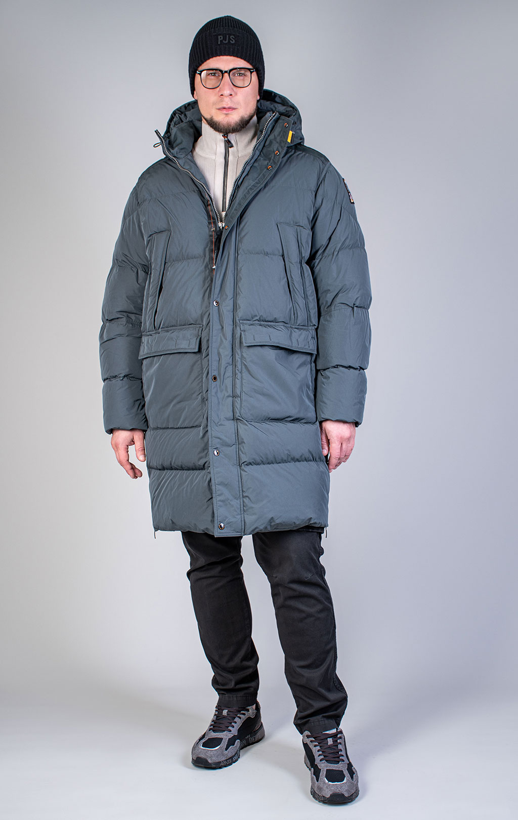 Куртка-пуховик PARAJUMPERS LONG BEAR MAN FW 25/26 green gables 