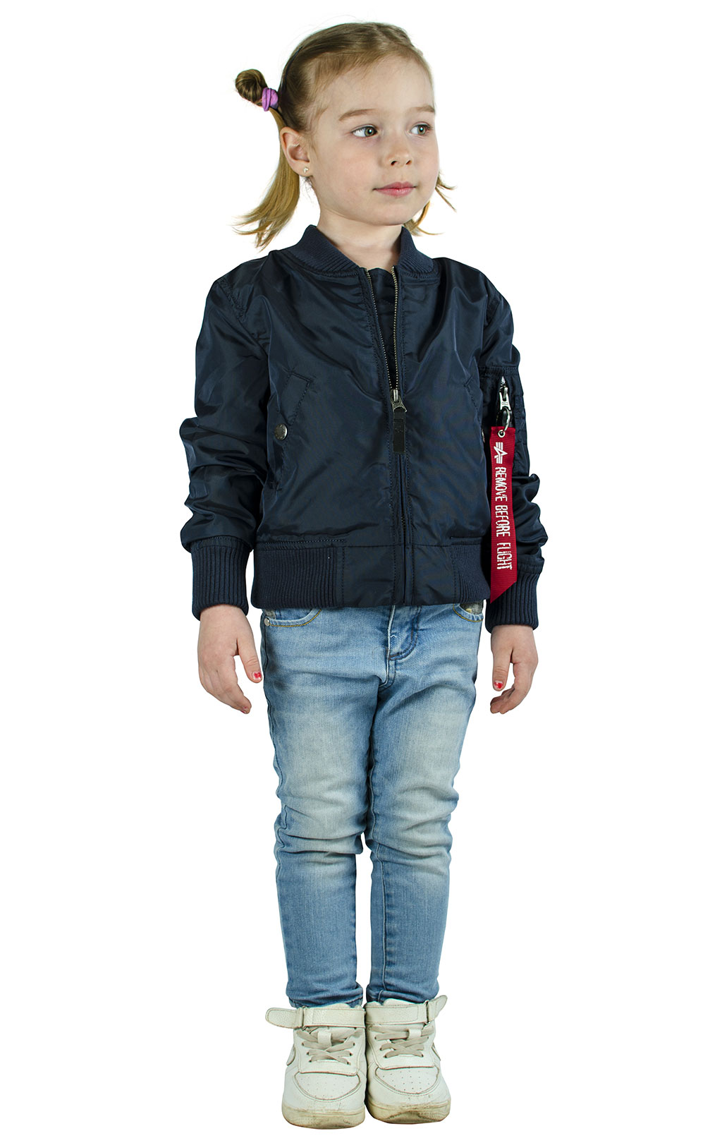 Детская ветровка-бомбер ALPHA INDUSTRIES MA-1 TT rep. blue 