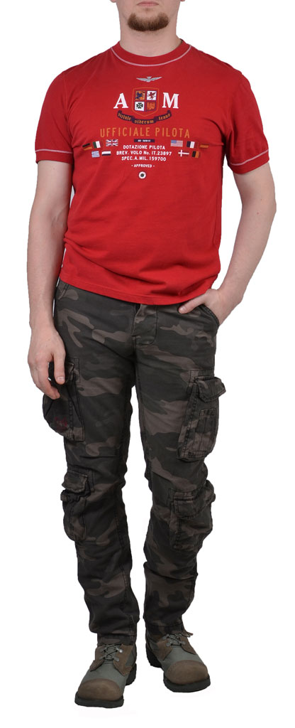 Футболка AERONAUTICA MILITARE red (TS1109) 