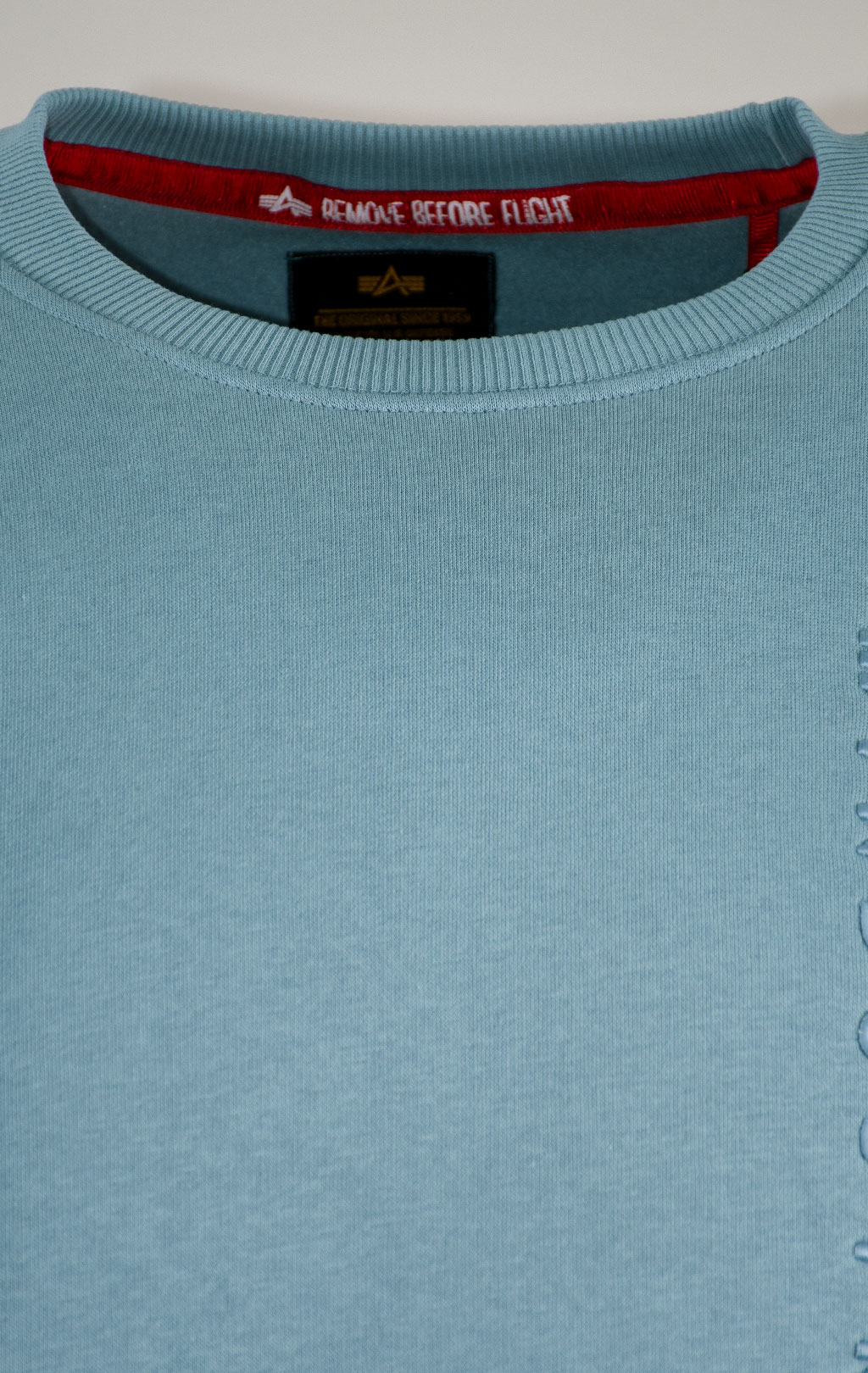 Свитшот ALPHA INDUSTRIES EMB SWEATER greyblue 