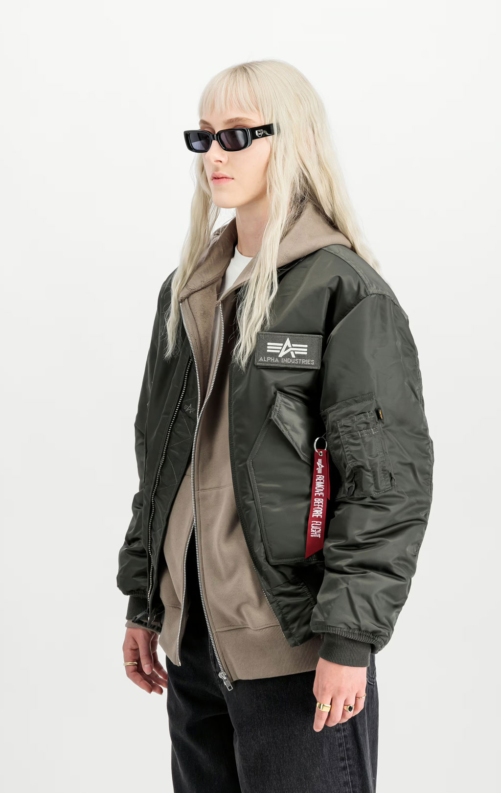 Куртка летная ALPHA INDUSTRIES CWU 45 HERITAGE rep. grey 