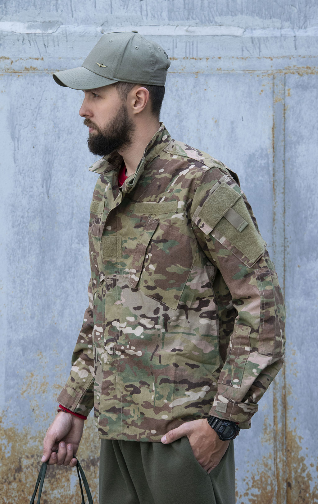 Китель полевой ACU rip-stop Fire Resistant multicam США