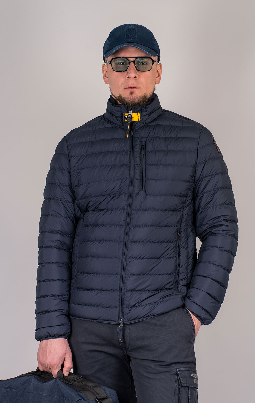 Куртка-пуховик лёгкая PARAJUMPERS UGO SS 25 blue navy 