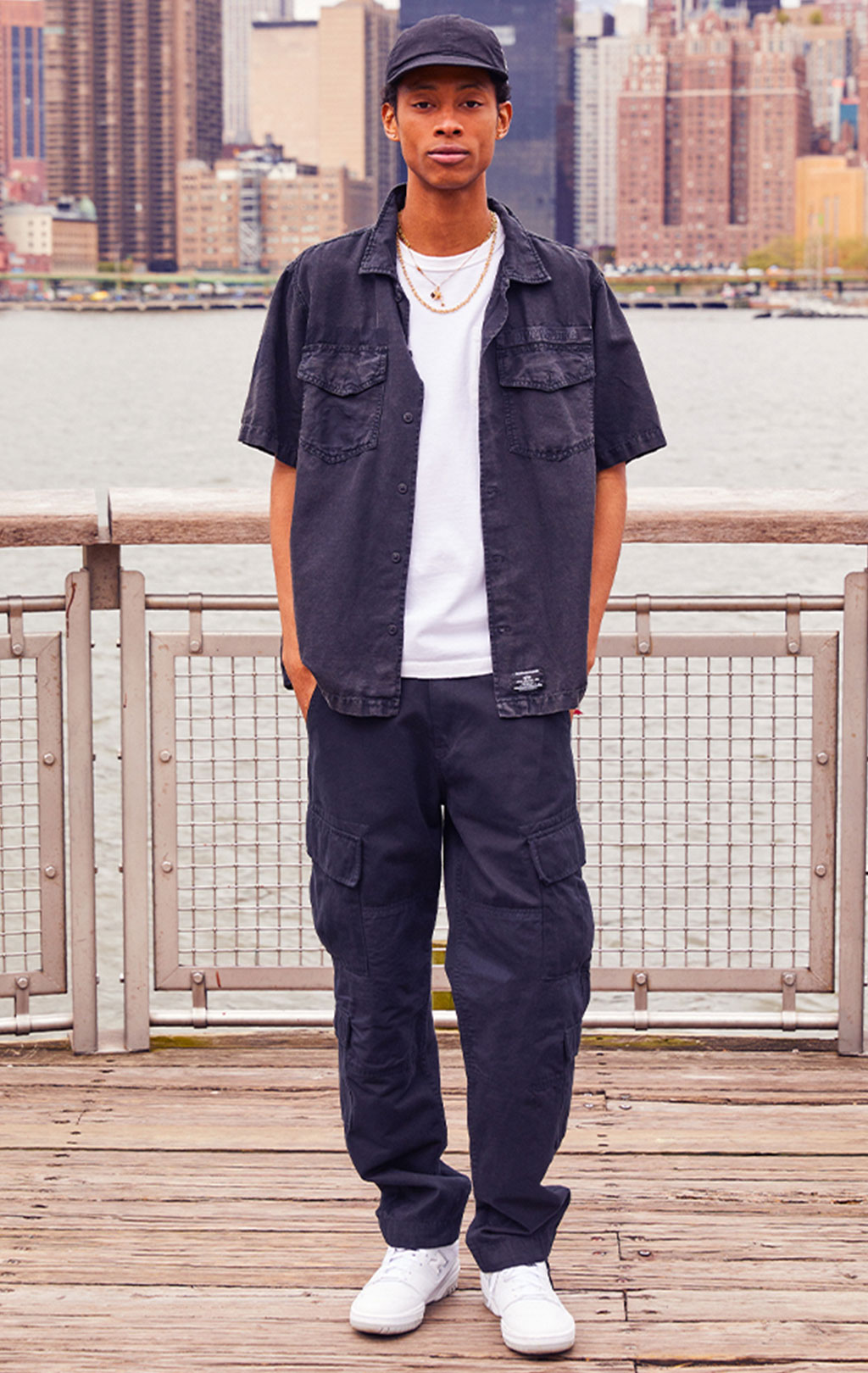 Брюки-карго ALPHA INDUSTRIES ACU PANT плотные SS 24 m replica blue 