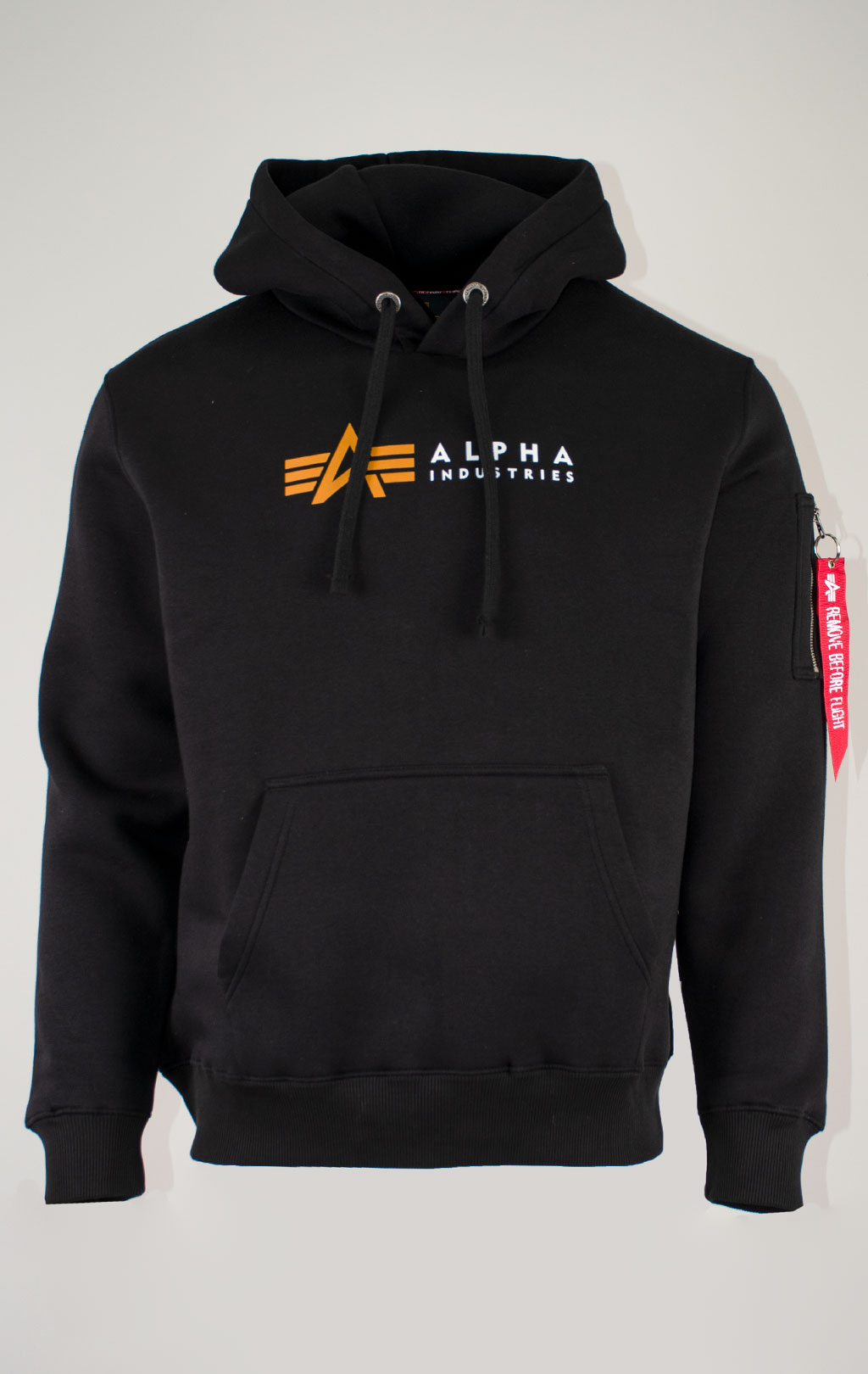 Толстовка ALPHA INDUSTRIES ALPHA LABEL HOODY black 
