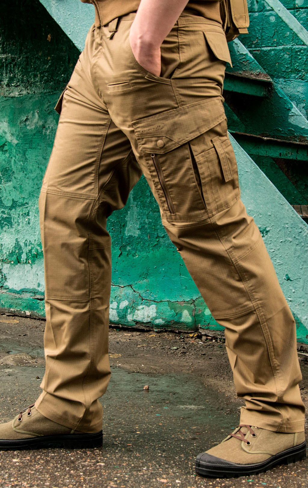 Брюки тактические Pentagon RANGER 2.0 хлопок35%/полиэстер65% Rip-Stop stretch coyote 05007 