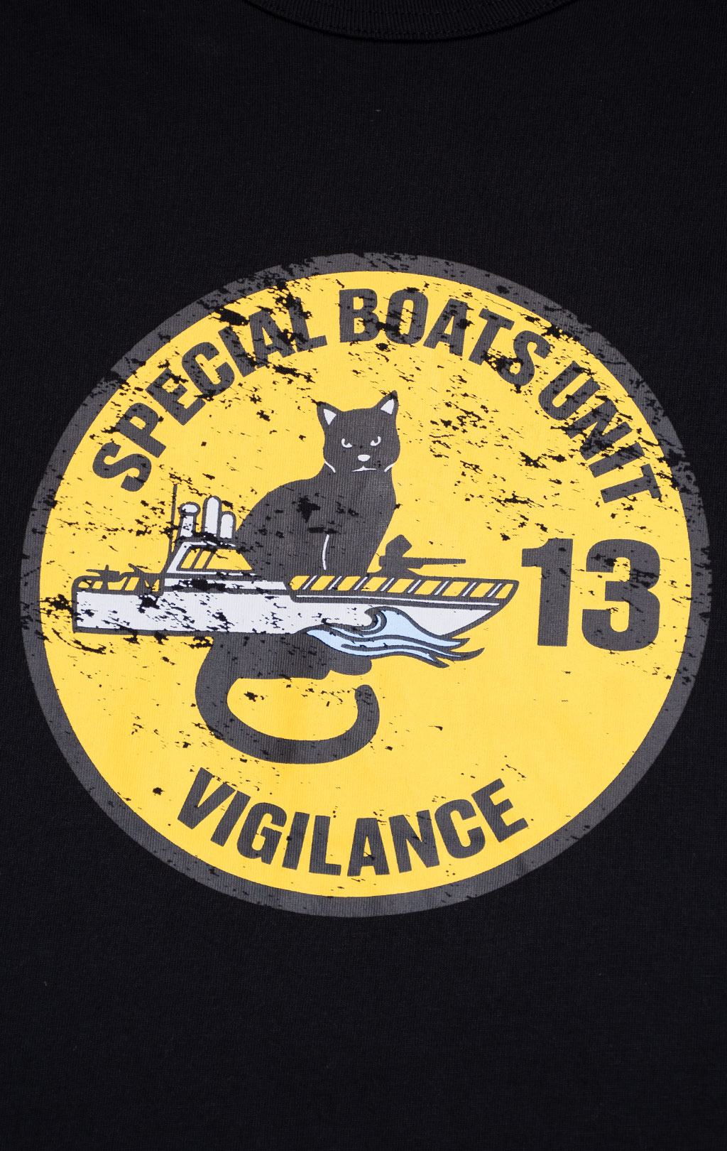Футболка ALPHA INDUSTRIES RELAXED BLACK CAT TEE SS 26 black 