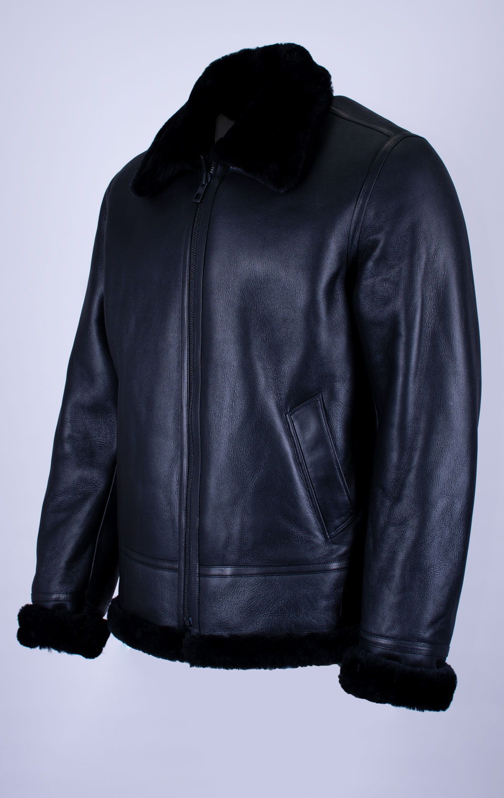 Куртка-пилот KODZIC B-3 овчина black (1251) 