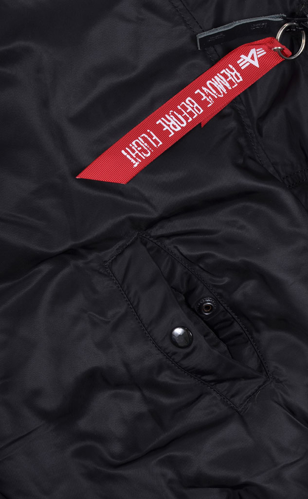 Аляска короткая ALPHA INDUSTRIES CLASSIC N-2B black 
