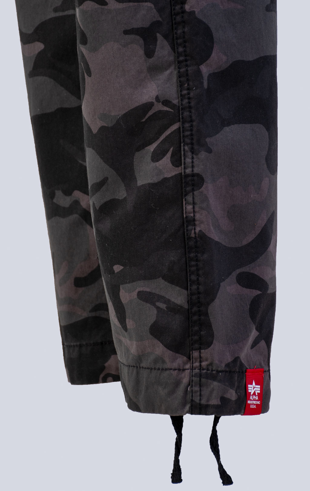 Брюки-карго ALPHA INDUSTRIES JET PANT big size black camo (#101212) 
