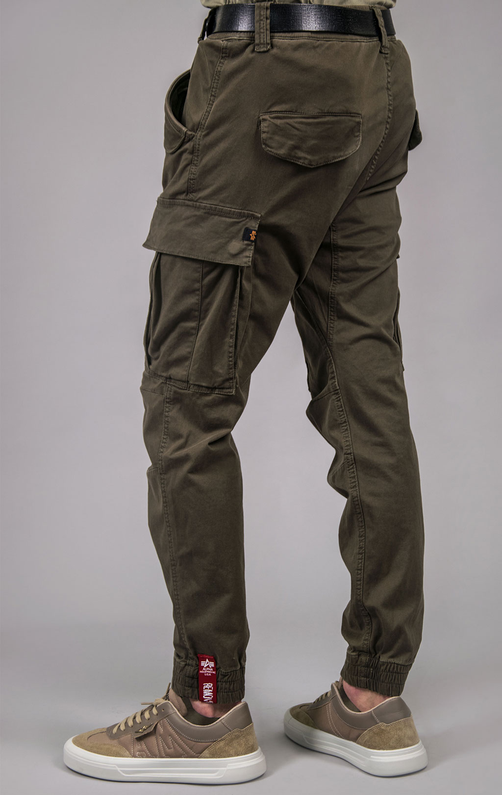 Брюки-карго ALPHA INDUSTRIES AIRMAN black olive 