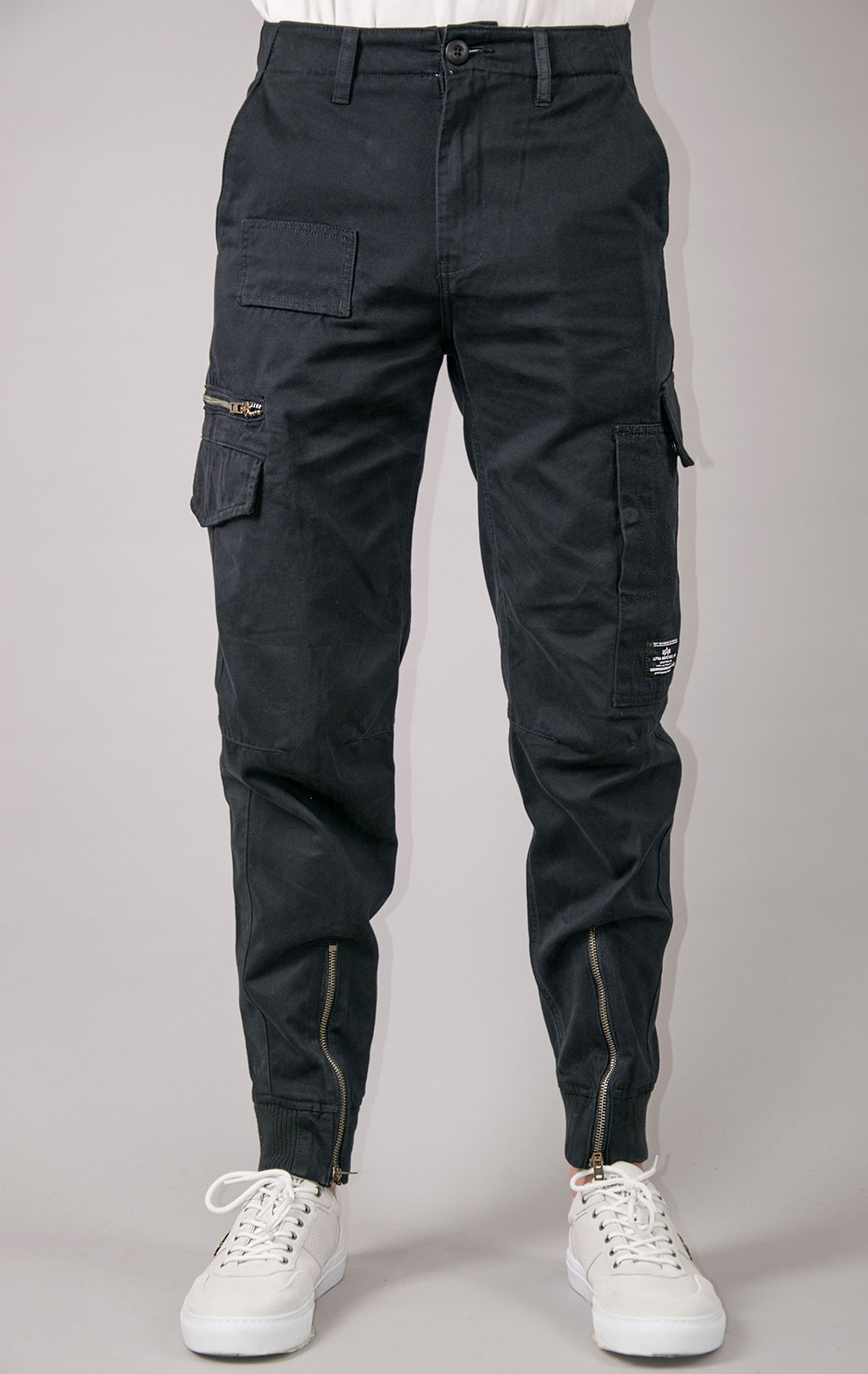 Брюки-карго ALPHA INDUSTRIES A-11 PANT плотные black 