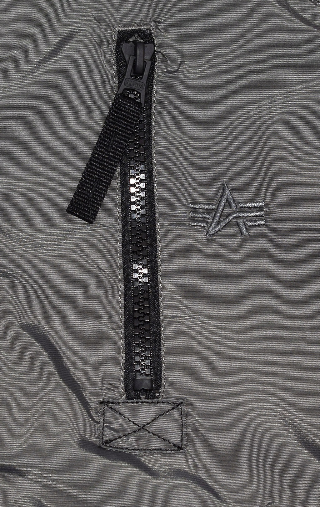 Аляска короткая ALPHA INDUSTRIES N-2B PPS grey black 