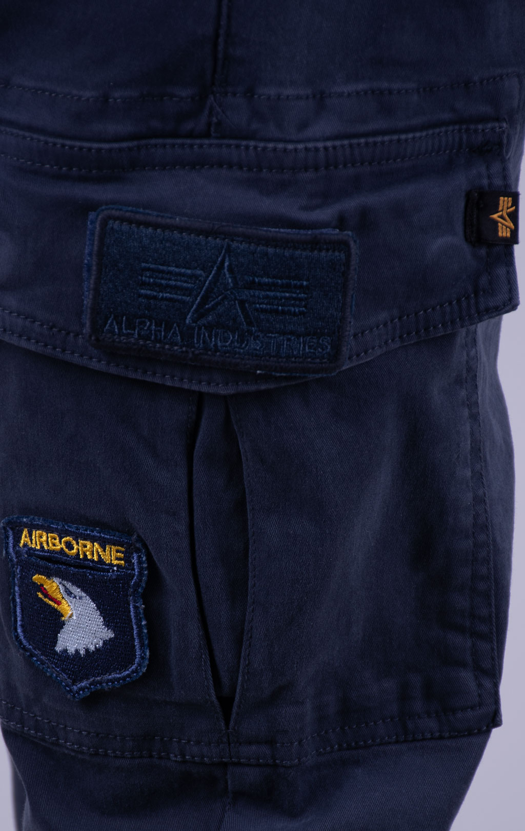 Брюки-карго ALPHA INDUSTRIES PETROL PATCH ultra navy 