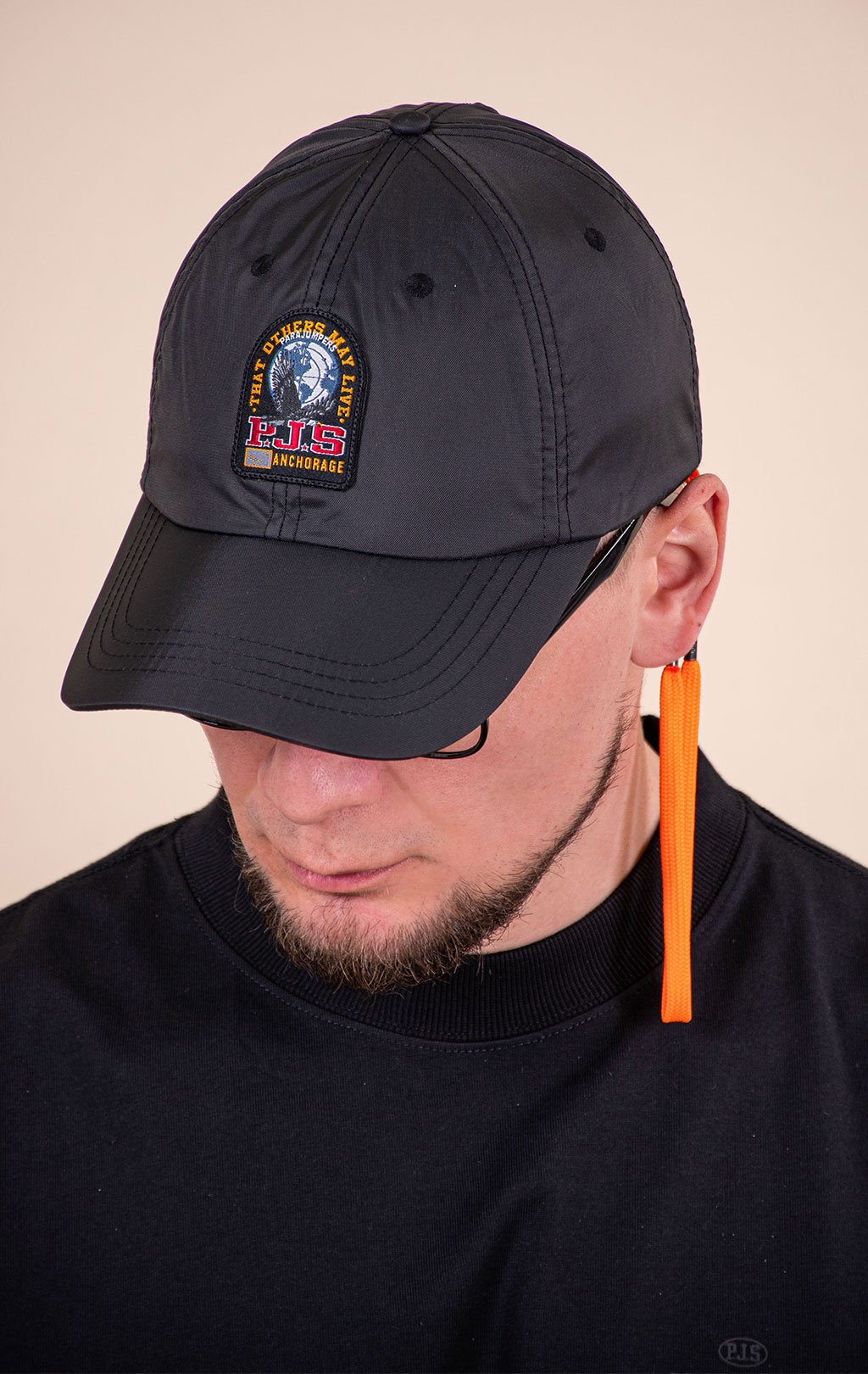 Бейсболка PARAJUMPERS BRAVO CAP SS 26 off-black 